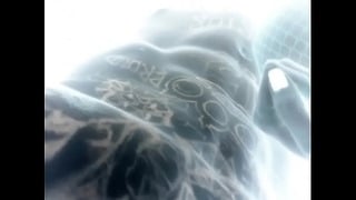 Tattooed Goth Alien Fucks Me Live on Webcam