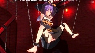 3D Hentai BDSM Bound Witch Gets Cunnilingus Orgasm