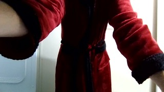 Me taking Taking pee in my red briefs underwear