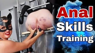 Training Zero Femdom Anal Training Stretching Bondage Butt Plugs BDSM Real Homemade Amateur Milf