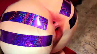 Duct Taped Ass Spread Doggystyle