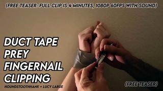 Duct Tape Prey Fingernail Clipping