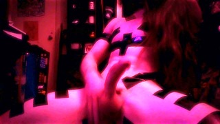 Girl in Duct Tape Beats Meat