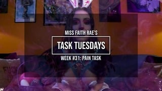 An Aching Task for Painful Pleasures – Miss Faith Rae’s Femdom Audio BDSM Pain Instructions – HD 108