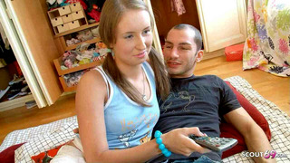 Tiny Stepsister Seduced for Defloration Sex by Big Dick Bro
