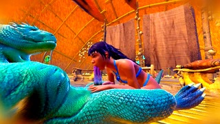 Alien Furry Destroys Olivia with Rough Creampie Fuck
