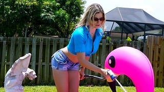 Stepson Catches Busty Milf Boss in Her Office