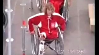 Amputee Girl on Wheelchair: Intimate Moments