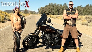 Katrina Jade Takes Huge Cock Outdoors