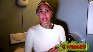 Bareback anal sex, ass to mouth. BBC for slut Valeria del Rio, another interracial on Nigged