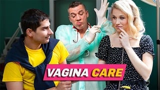 CUCK4K. Doctor touched and cured my little pussy