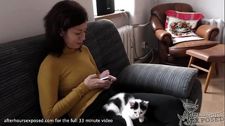 sharlotte finally giving it up letting me fuck her and cum in her mouth but she hates sex