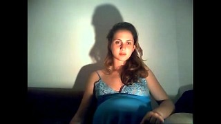 pregnant beauty in lingerie – PregnantHorny.com