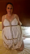Pregnant milf 27 week does it herself in the hotel room.