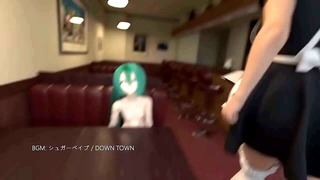 Miku doll creepy face happy halloween 2