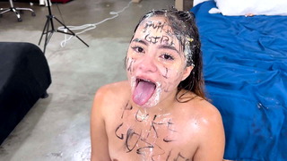 NO MERCY for PUKE and PISS GUZZLING whore SUSSY SWEET (EXTREME ROUGH)