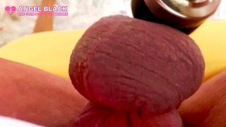 Sissy castration bands its balls for mistress 1hr  gooning  angel scarlett black