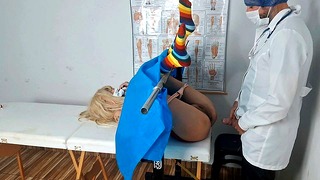 gynecologist catches his patient!